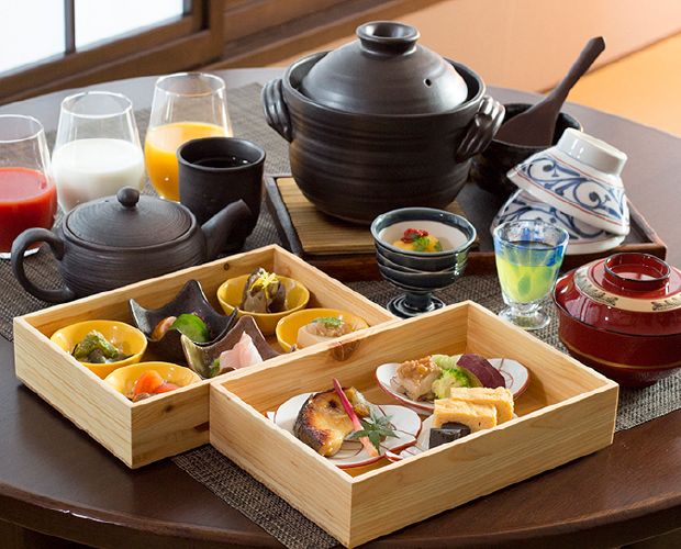 You can enjoy our special Japanese breakfast in your room