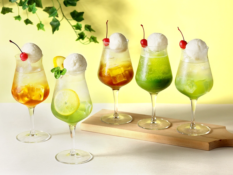 【7/1(水)~】「日本茶クリームソーダフェア」はじまります